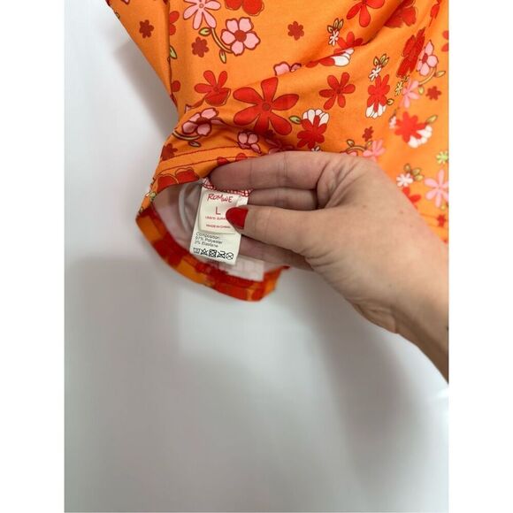 Romwe retro orange pajama set - Picture 8 of 12